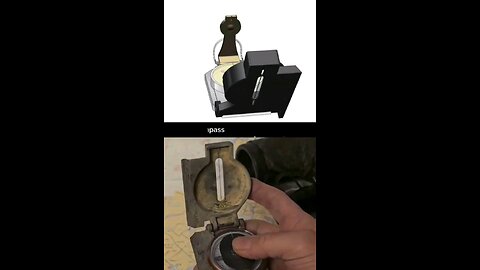 Lensatic compass