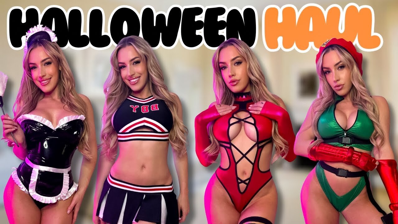 Halloween Costume Try-On Haul | Jessie Sims