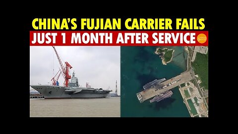 China’s Fujian Aircraft Carrier Breaks Down Just Over a Month After Service, Sent Back for Repairs