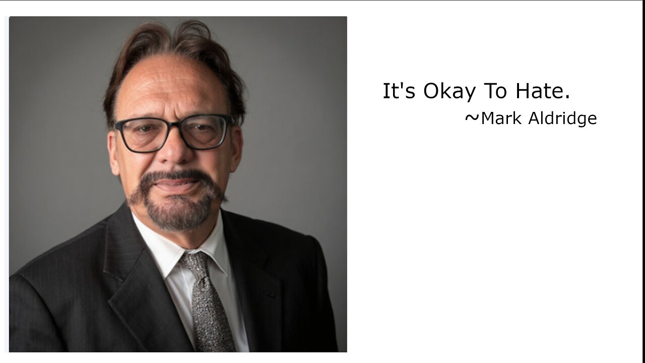 It's ok to Hate, Mark Aldridge, With Dr Oosterhuis and MGG