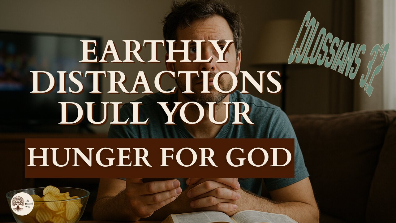 When Earthly Distractions Dull Your Hunger for God Colossians 3:2