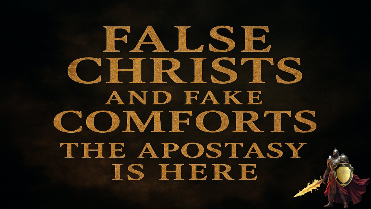 False Christs and Fake Comforts – The Apostasy Is Here!