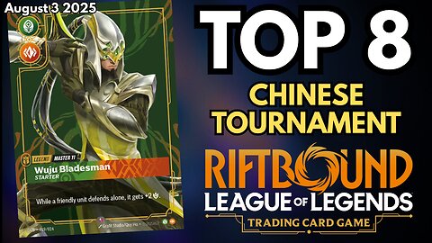 Riftbound TCG: TOP 8 Decks In Chinese Meta | Riftbound TCG Tournament Results