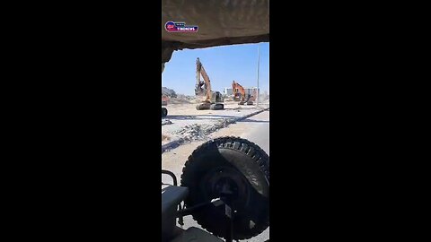 On the way to Khan Yunis. Heavy equipment. July 2025