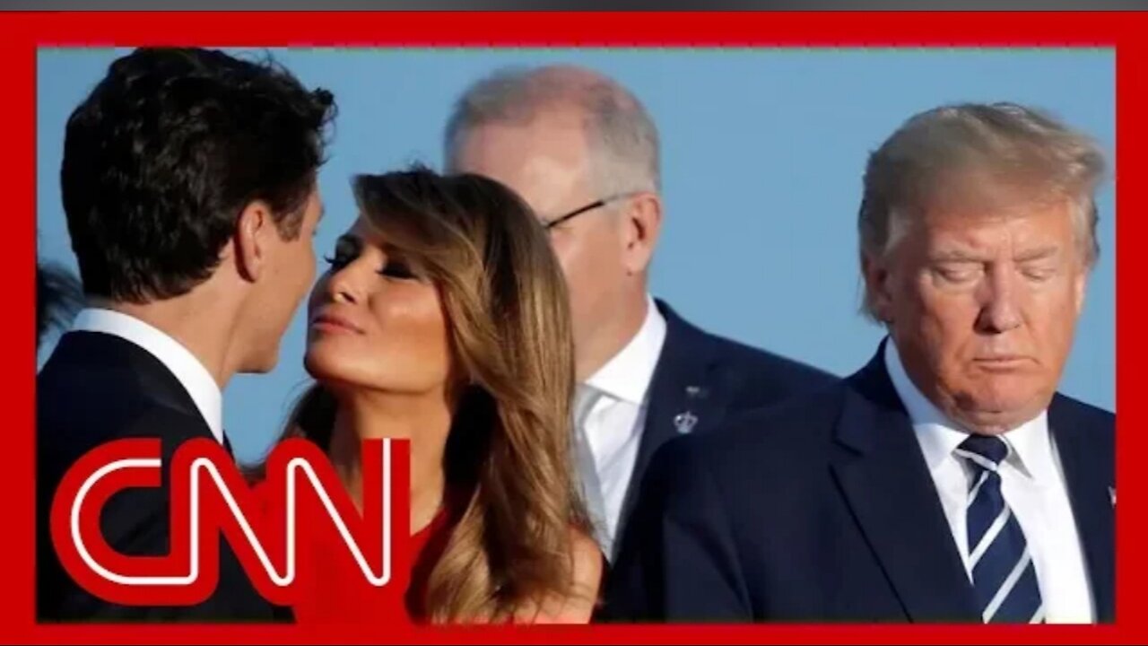 Melania Trump's moment with Trudeau goes viral