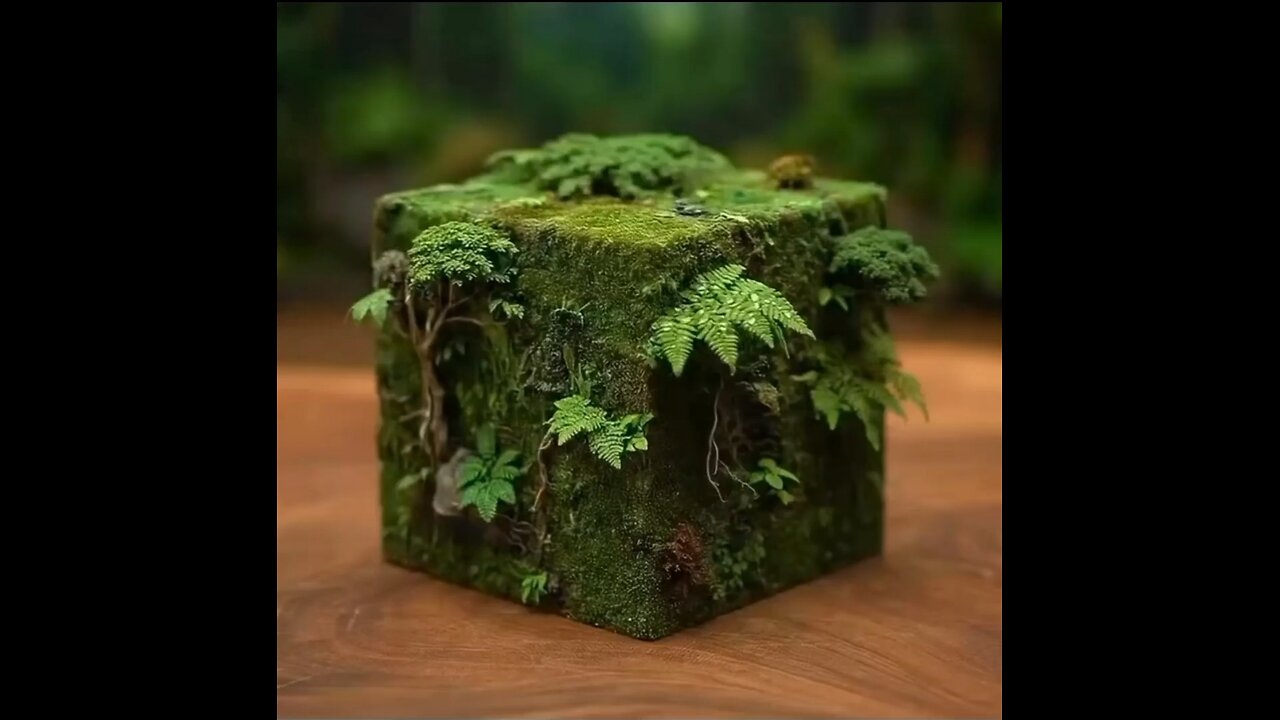 Mini cube cutting asmr