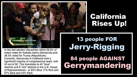 People of California rebel against Newscum's Gerrymandering! - August 19, 2025