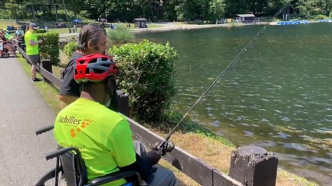 Fishing Trip to Harriman State Park, NY (Achilles & Wounded Warrior)