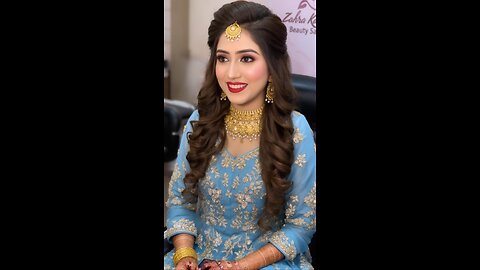 “Pakistani Bridal Full Makeup + Gold Jewelry — Real, Elegant, Joyful”