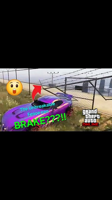 I bet you never knew this fence at LSIA can break in GTA Online 😲