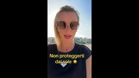 Ecco perché non mi proteggo dal sole!
