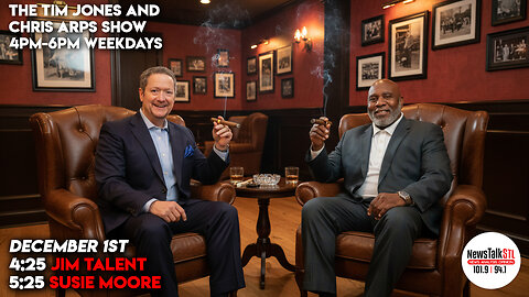 The Tim Jones and Chris Arps Show 12.01.2025 | Jim Talent | Susie Moore