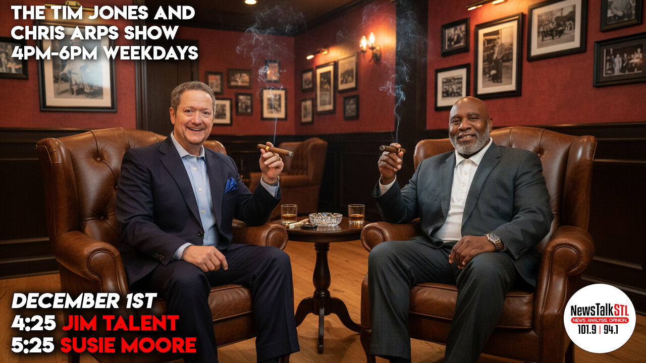 The Tim Jones and Chris Arps Show 12.01.2025 | Jim Talent | Susie Moore