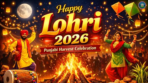 Happy Lohri 2026 🔥 | Lohri Festival Wishes | Punjabi Harvest Celebration 2026