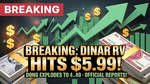 BREAKING Iraqi Dinar RV Hits $5.98 – Dong Explodes to $4.49 💥 Official Reports! 💥 Today IQD News!