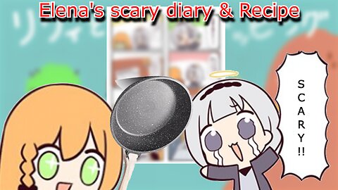 Elena's scary diary & Recipe - vivid vtubers comic read by Shirayuri Lily