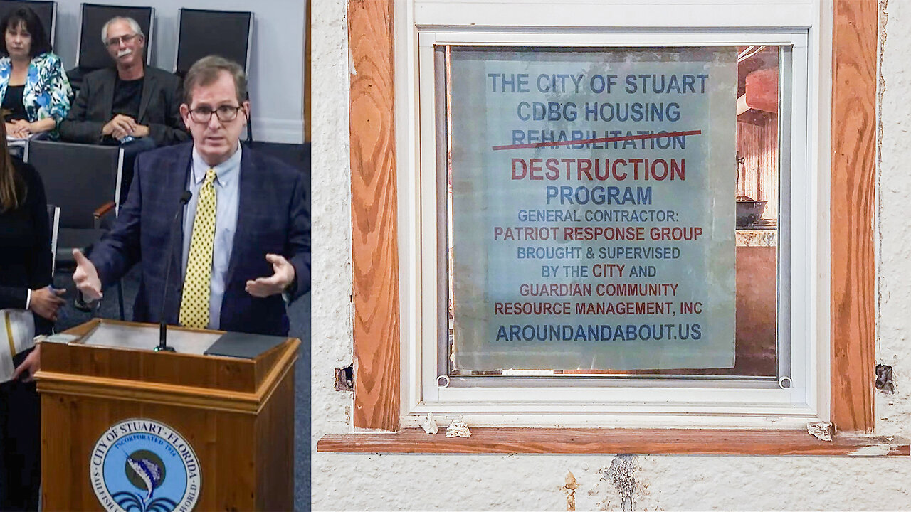 The City of Stuart CDBG Federally-Funded Program: City Manager Michael Mortell