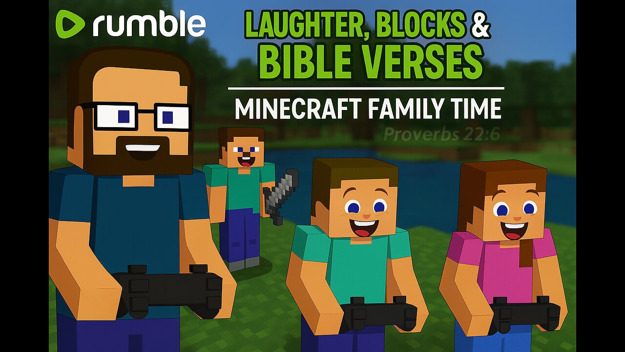 Laughter, Blocks & Bible Verses 🧒👧 | Minecraft Family Time