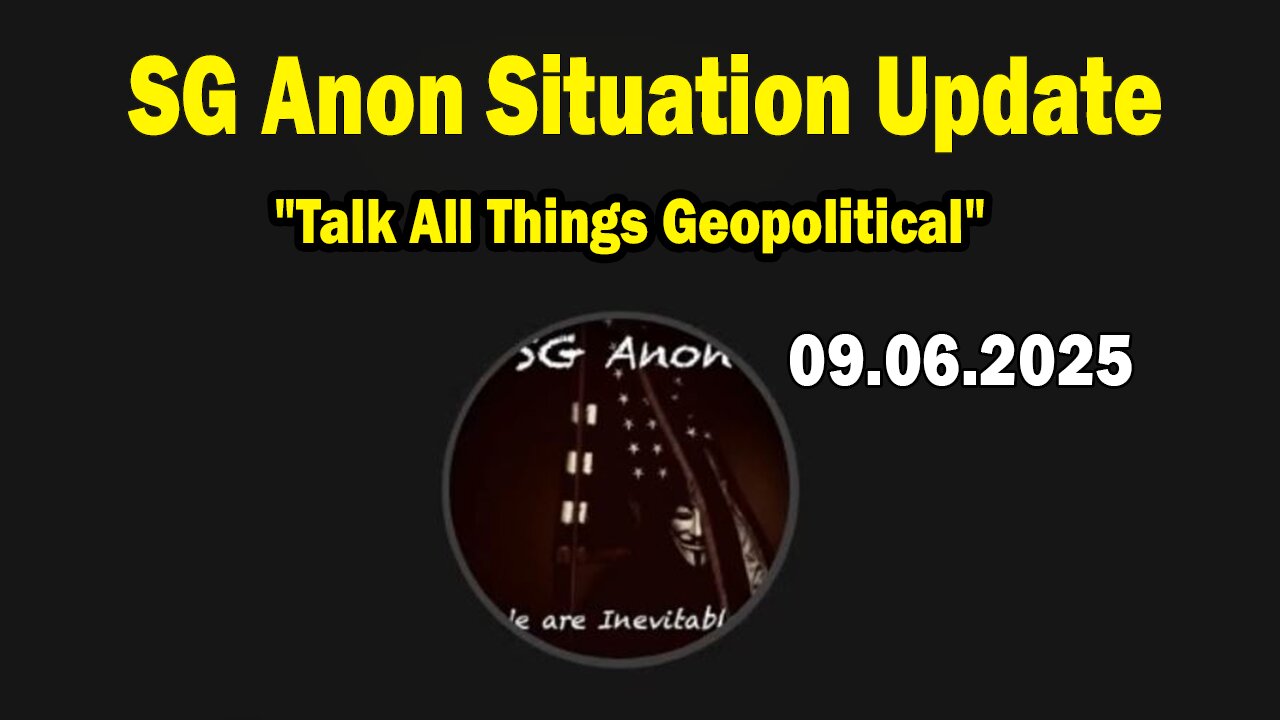 SG Anon, MacksForce & Laura Situation Update: "SG Anon Important Update Sep 6, 2025"