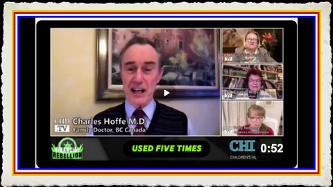 According to Dr. Charles Hoffe, vaccines have been used five times in the past to reduce fertility.