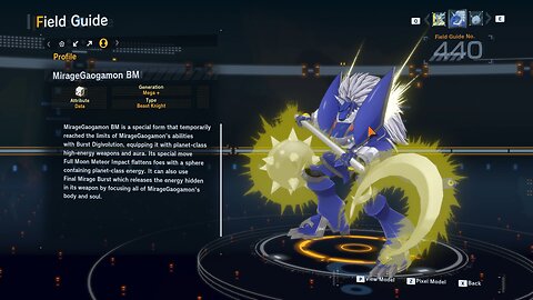 miragegaogamon BM all digivolution/de-digivolution/profile Digimon Story Time Stranger