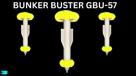 USA Bunker Buster On Iran Aerodynamics [GBU-57]