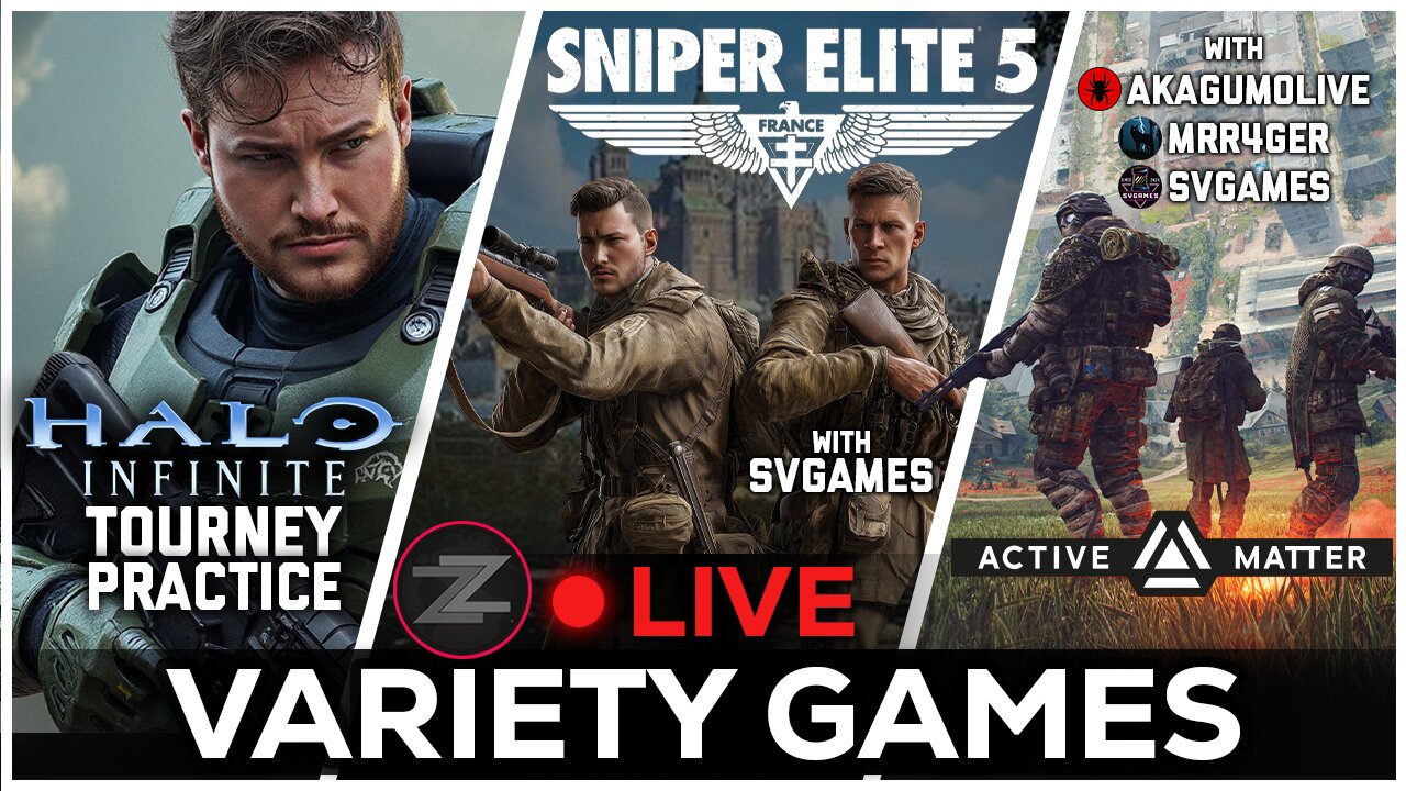 🔴LIVE IN 1440p! - Trying Active Matter w/ Friends, Halo Infinite Practice, & More! - Come Hang Out!