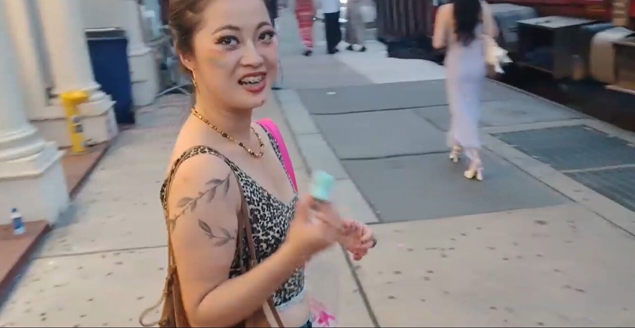 IP2 Stories - Hampton Brandon Smoking Bud Doing IRL Rizzing Blacks & Asians! Trolls In NYC