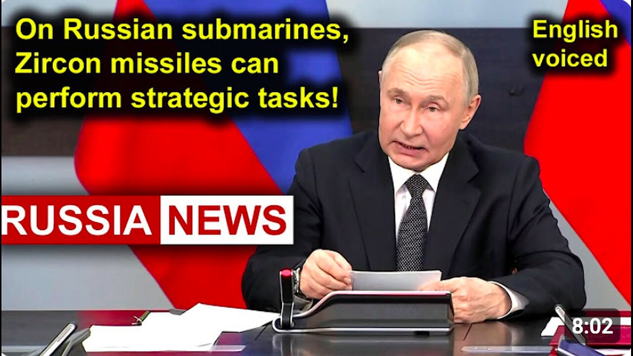 Zircon missiles can perform strategic tasks on Russian submarines!