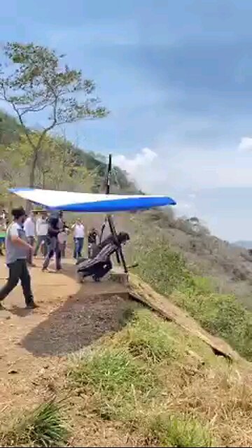 Acidente com Asa Delta