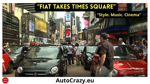 FIAT 500 Takes Over Times Square | Simply More Experience with Style & Cinema