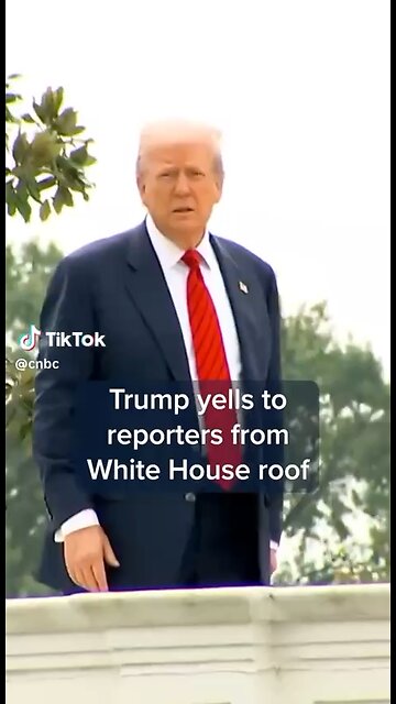 Reporters Ask POTUS What He’s Doing On The Roof?