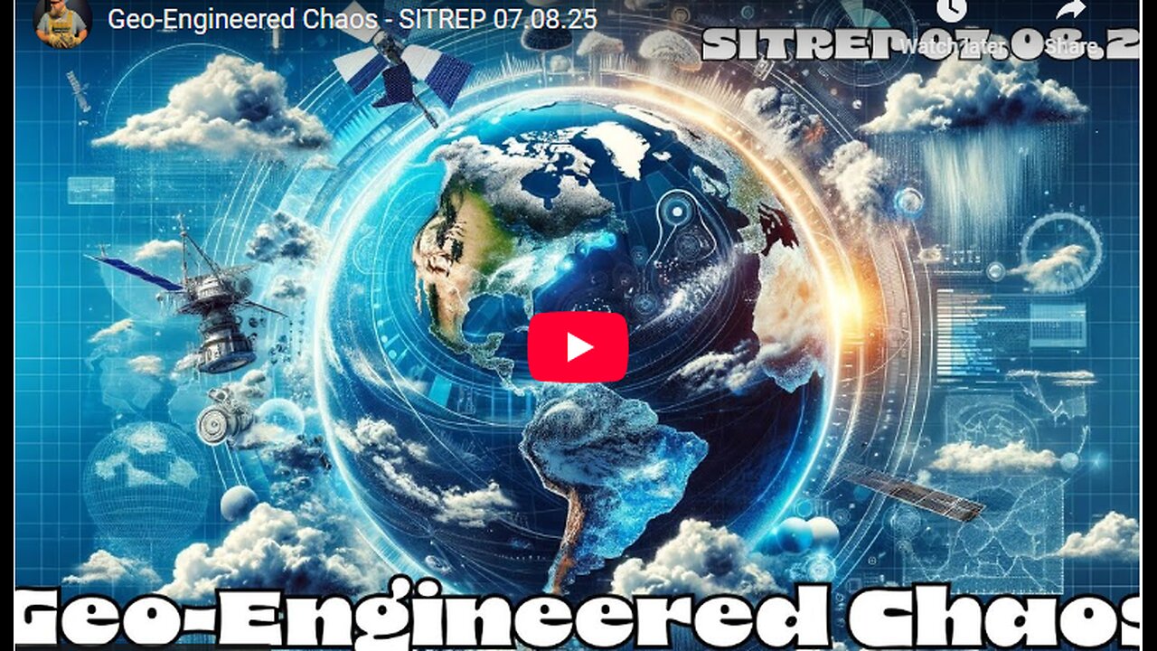 Geo-Engineered Chaos - SITREP 07.08.25