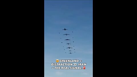 GREENLAND IS THE HEADLINE. IRAN IS THE SIGNAL