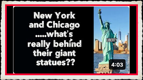 🗽 New York and Chicago .....what’s really behind their giant statues 🤔