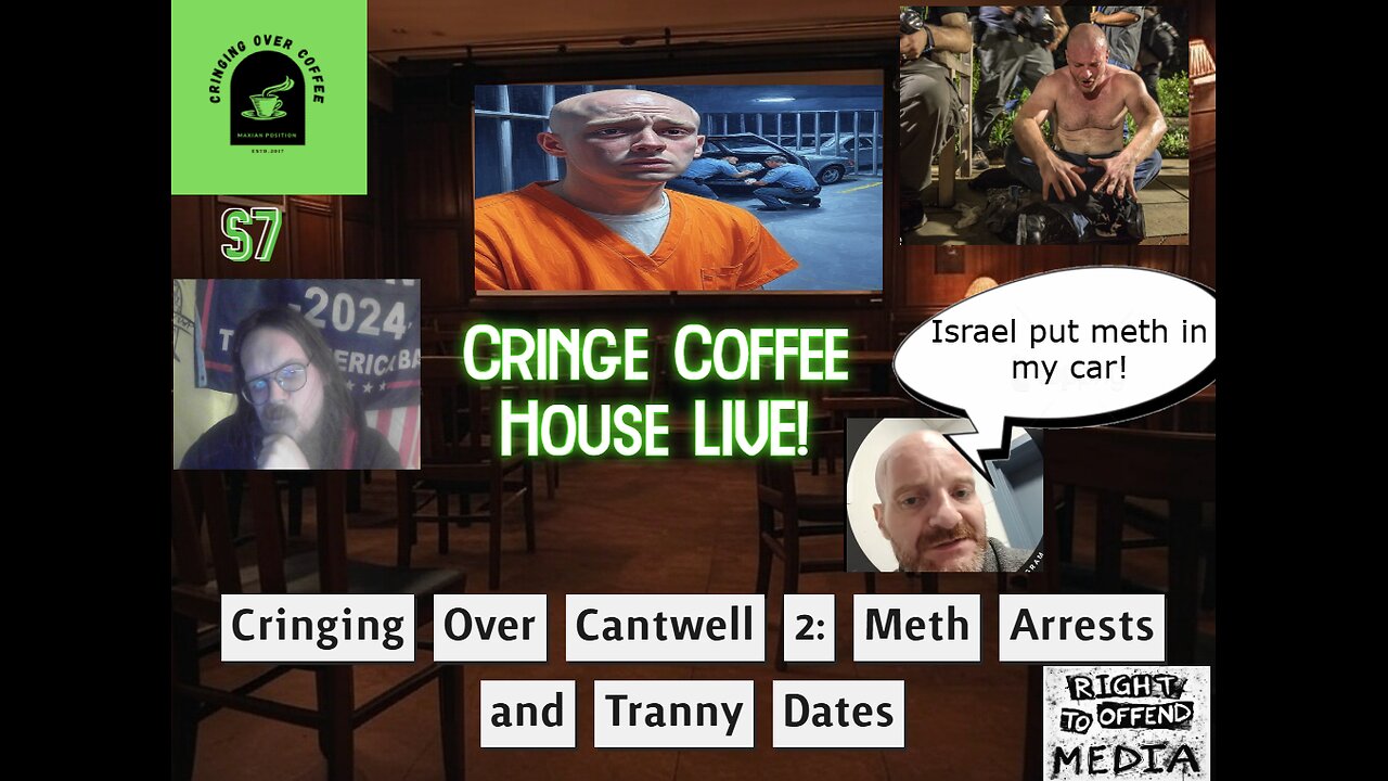 Cringing Over Cantwell 2,!! : Meth Arrests, Israeli Plots and Tranny Irregularities!