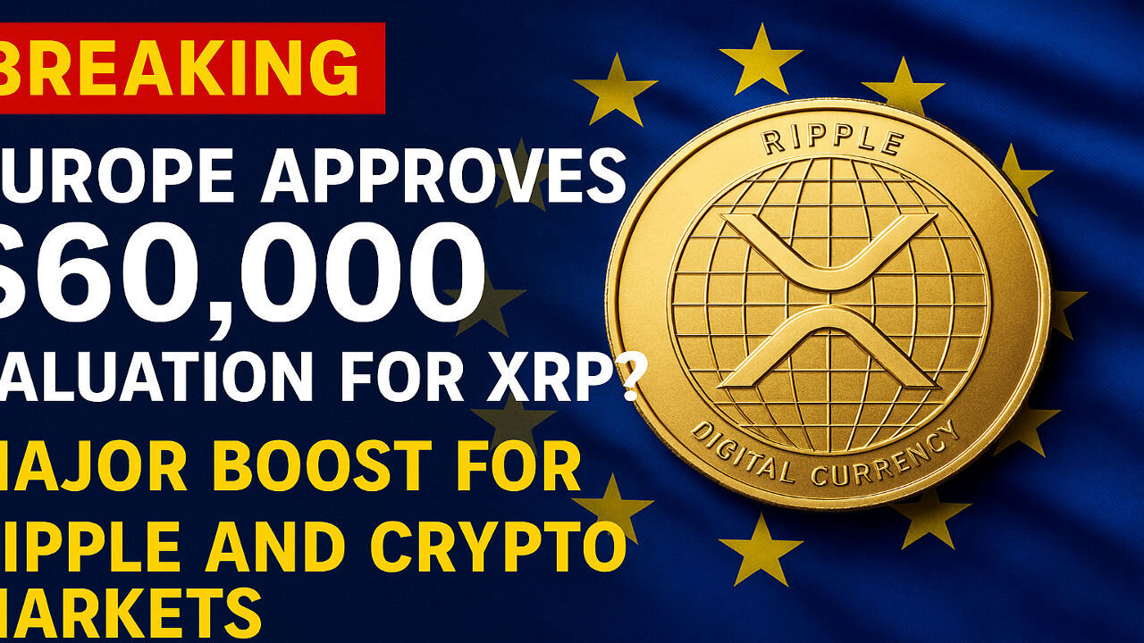 BREAKING: Europe Approves $60,000 Valuation for XRP? – Major Boost for Ripple and Crypto Markets