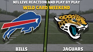 Buffalo Bills vs Jacksonville Jaguars Live | WILD CARD | Play-by-Play Live Reaction | NFL