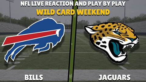 Buffalo Bills vs Jacksonville Jaguars Live | WILD CARD | Play-by-Play Live Reaction | NFL