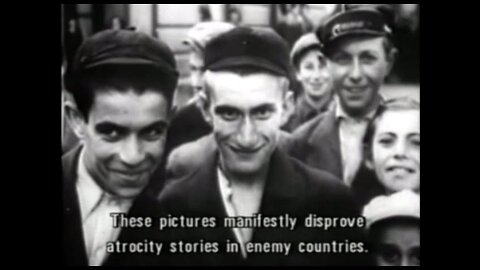 German Footage from 1939: Ashkenazi and Khazar Jews in Poland.