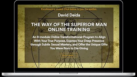 David Deida – The Way of the Superior Man Online Program