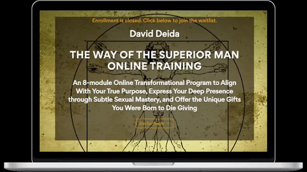 David Deida – The Way of the Superior Man Online Program