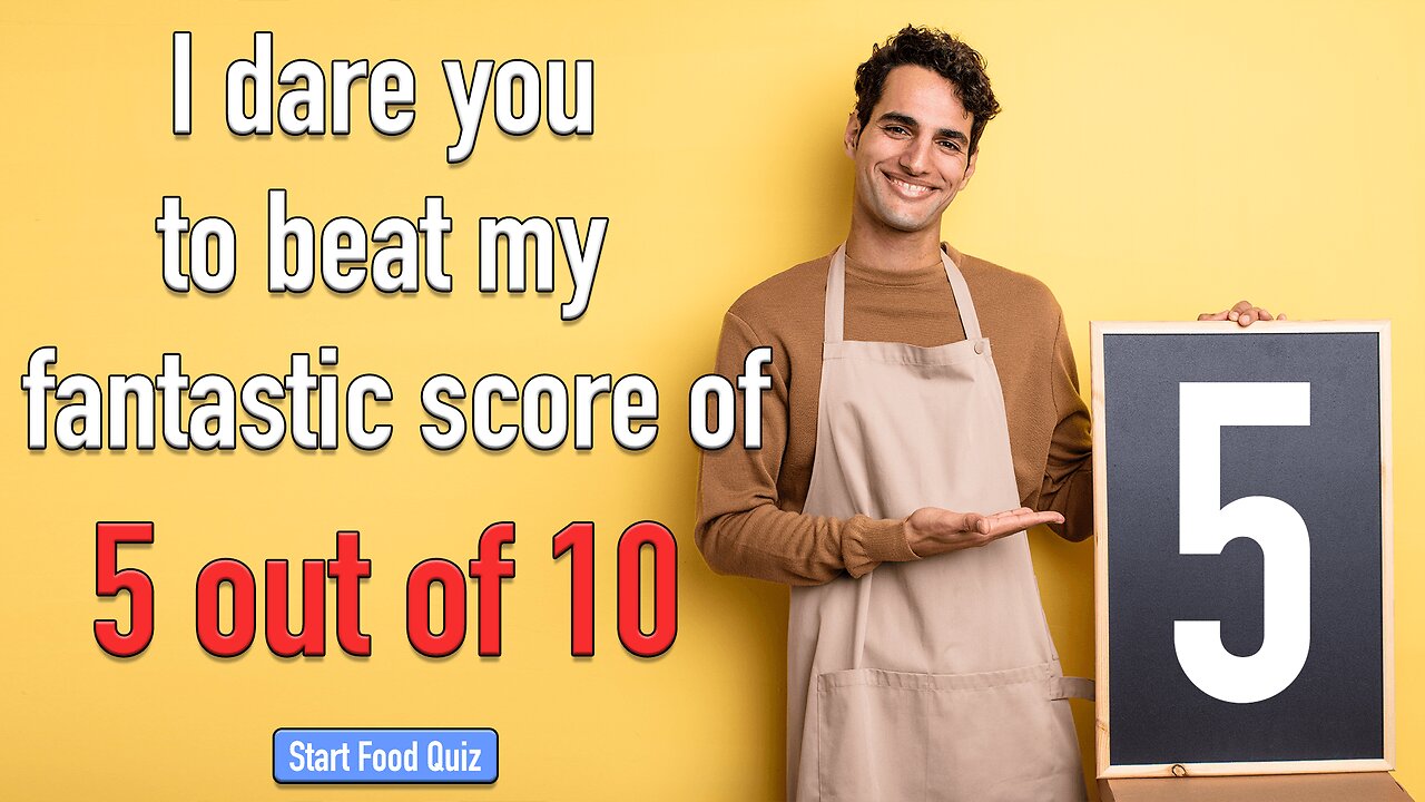 HARD Food Quiz