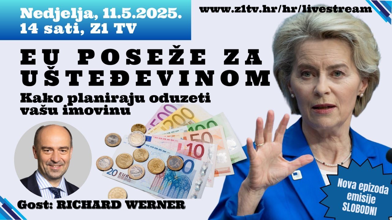 SLOBODNI podcast "114 Richard Werner-Moći će vam konfiscirati imovinu za potrebe naoružanja
