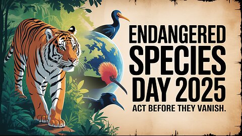 Endangered Species Day 2025 🌎 | Why It Matters & How You Can Help