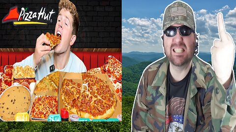 Eating $100 Worth Of Pizza Hut! (Tommy Winkler) - Reaction! (BBT)