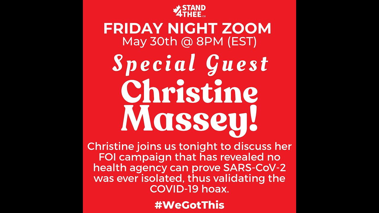 Stand4THEE Friday Zoom May 30th - Christine Massey