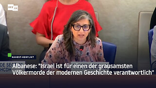 Albanese: "Israel ist für einen der grausamsten Völkermorde der modernen Geschichte verantwortlich"