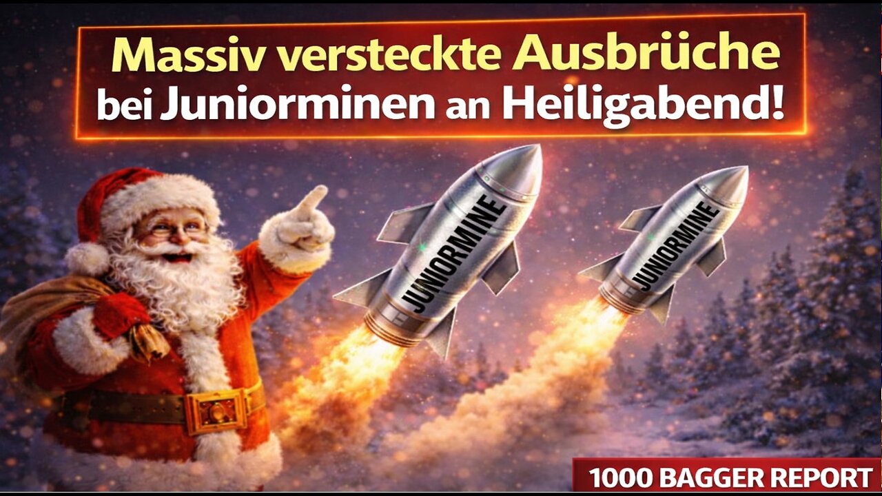 Massive versteckte Ausbrüche bei Juniorminen an Heiligabend!