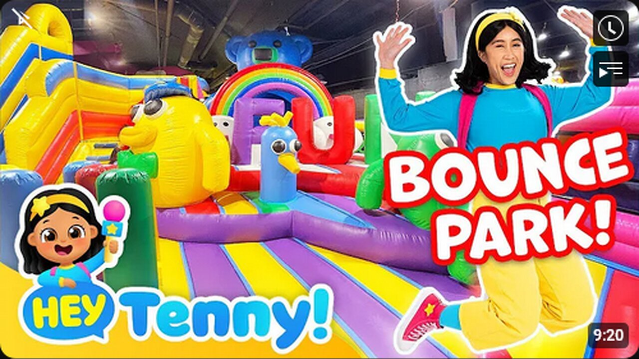 Indoor Playground Adventure with Tenny _ Educational Videos for Kids _ Nursery Rhymes _ Hey Tenny!